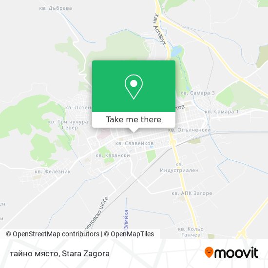 тайно място map