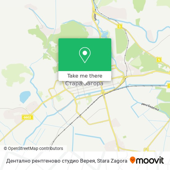 Дентално рентгеново студио Верея map