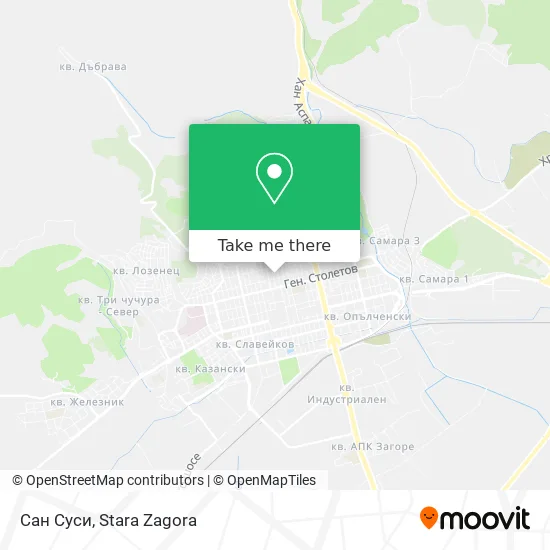 Карта Сан Суси