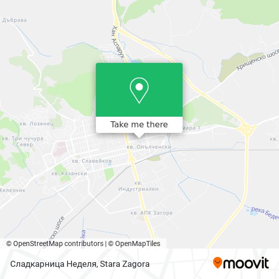 Сладкарница Неделя map