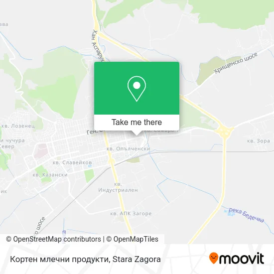 Карта Кортен млечни продукти