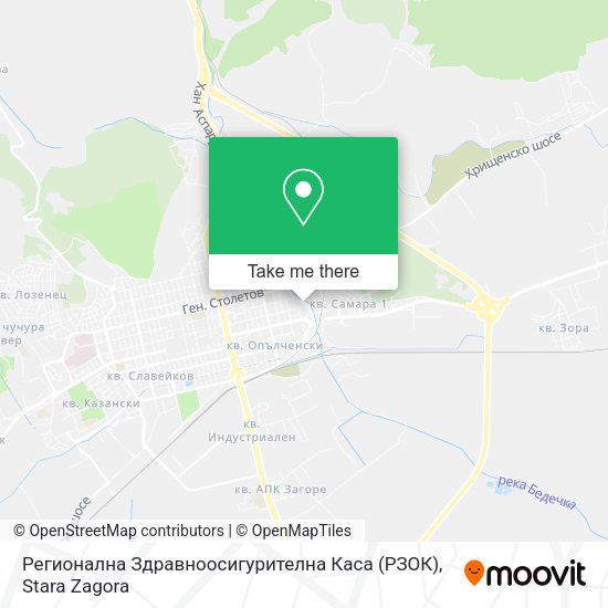 Карта Регионална Здравноосигурителна Каса (РЗОК)