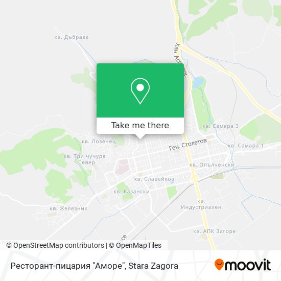 Ресторант-пицария "Аморе" map