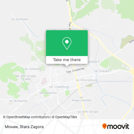Моник map