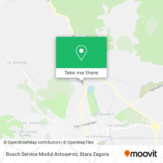 Bosch Service Modul Avtoserviz map