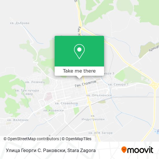 Улица Георги С. Раковски map