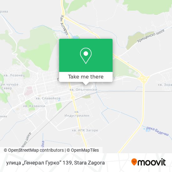улица „Генерал Гурко“ 139 map