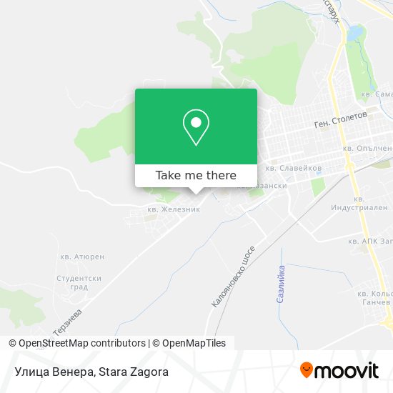 Улица Венера map
