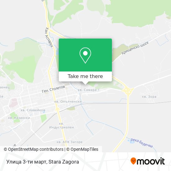 Улица 3-ти март map
