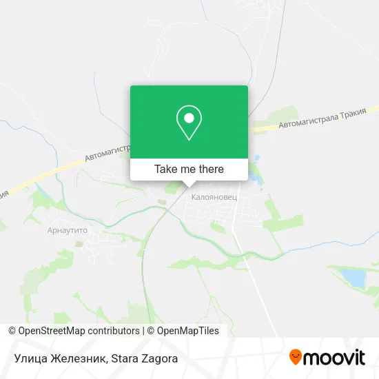Карта Улица Железник