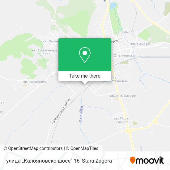 улица „Калояновско шосе“ 16 map