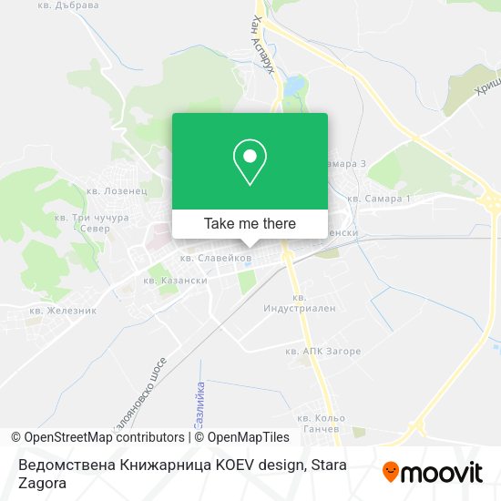 Карта Ведомствена Книжарница KOEV design