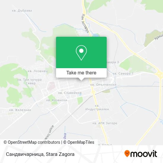 Карта Сандвичарница
