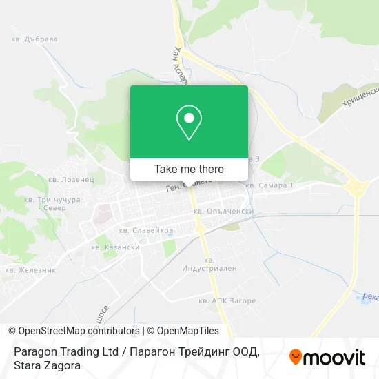 Карта Paragon Trading Ltd / Парагон Трейдинг ООД