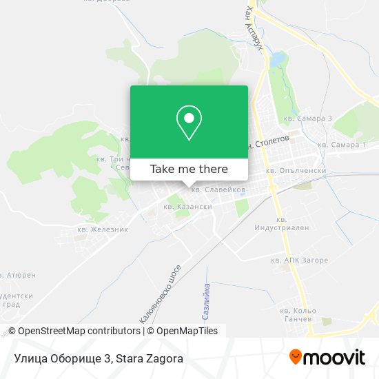 Улица Оборище 3 map