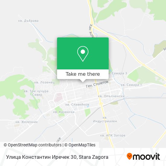 Улица Константин Иречек 30 map