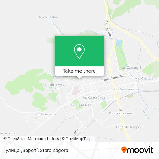 улица „Верея“ map