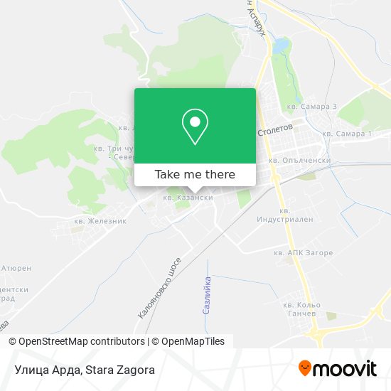 Улица Арда map