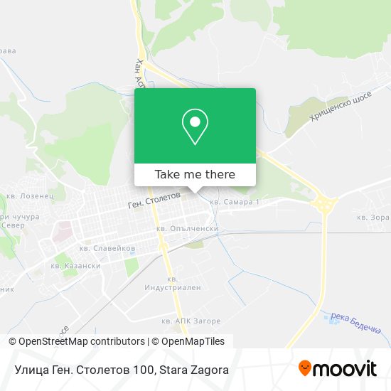 Улица Ген. Столетов 100 map