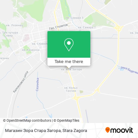 Магазин Зора Стара Загора map