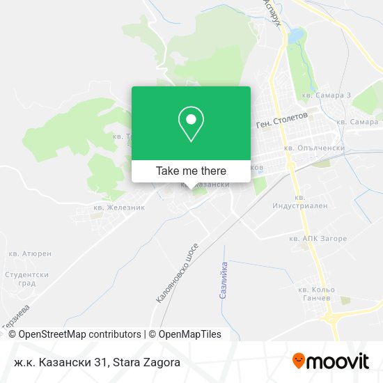 ж.к. Казански 31 map
