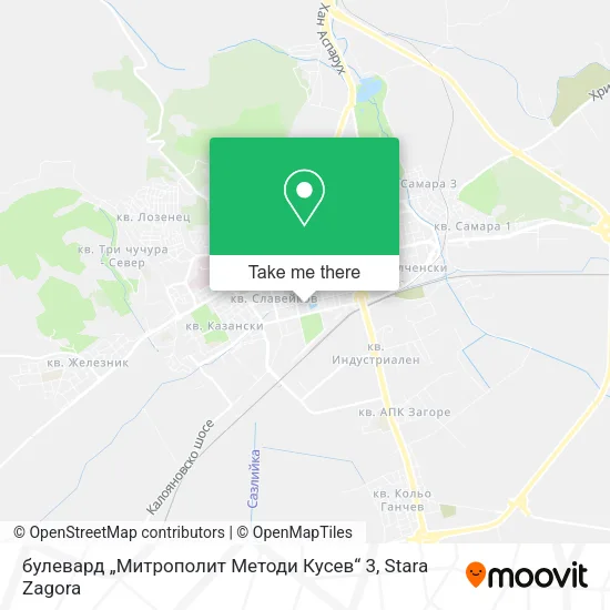 Карта булевард „Митрополит Методи Кусев“ 3