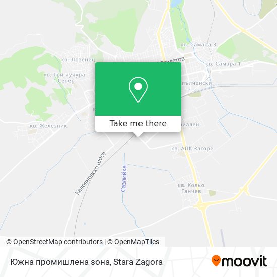 Южна промишлена зона map