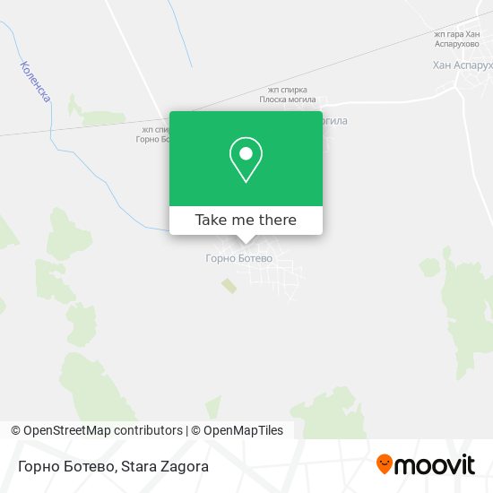 Горно Ботево map