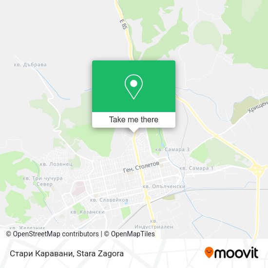 Стари Каравани map