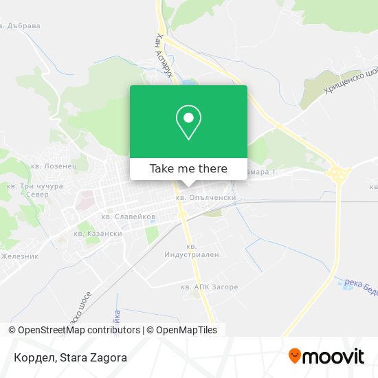 Кордел map