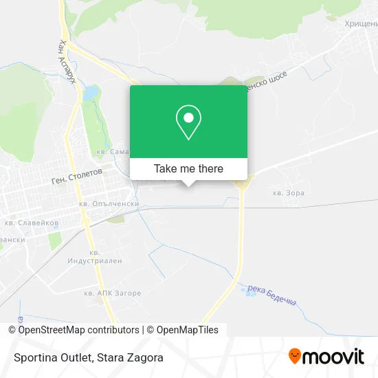 Карта Sportina Outlet