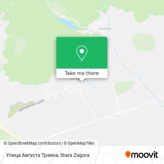 Карта Улица Августа Траяна