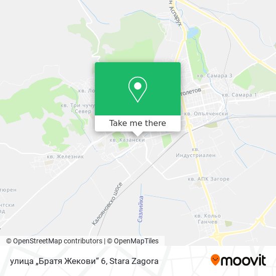 улица „Братя Жекови“ 6 map