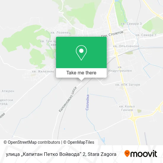 Карта улица „Капитан Петко Войвода“ 2