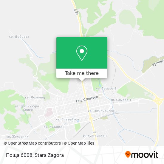Поща 6008 map
