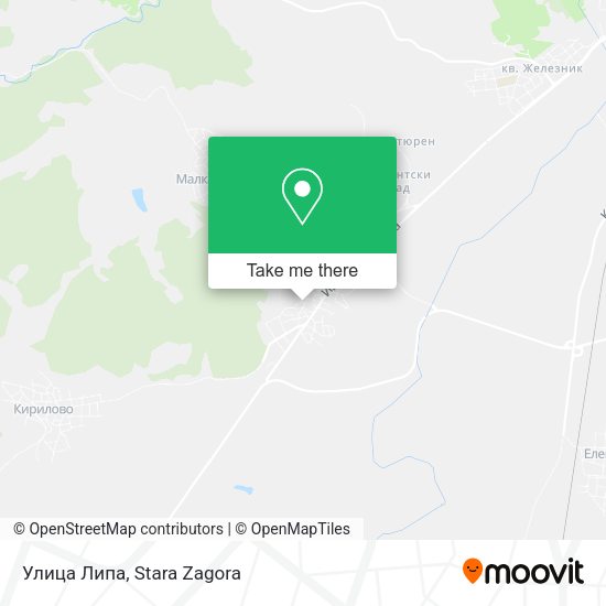 Карта Улица Липа