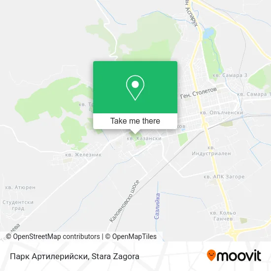 Карта Парк Артилерийски