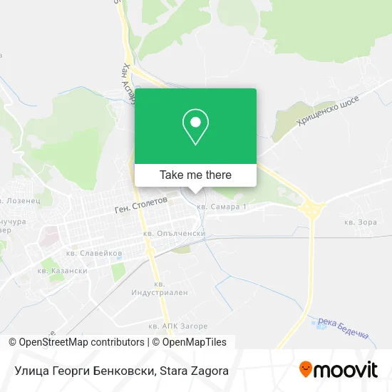 Карта Улица Георги Бенковски