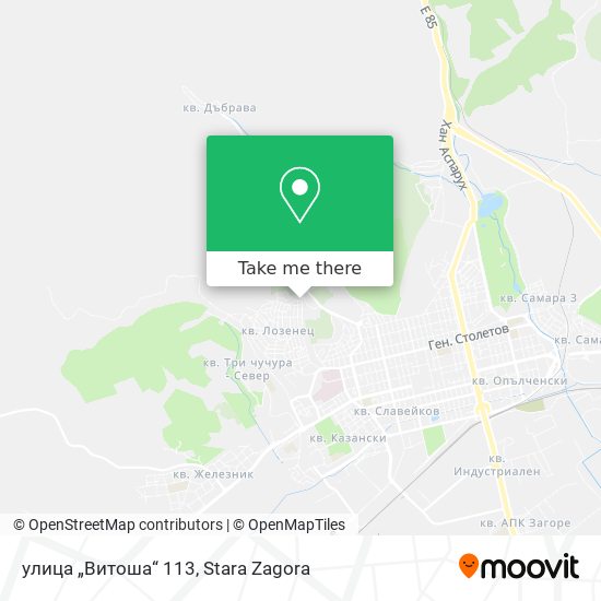 улица „Витоша“ 113 map