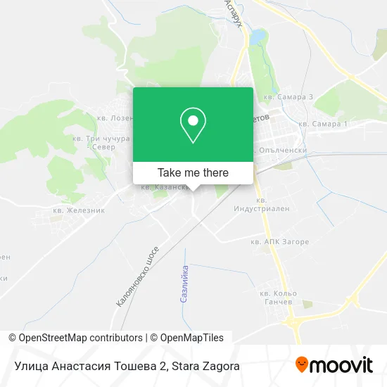 Карта Улица Анастасия Тошева 2