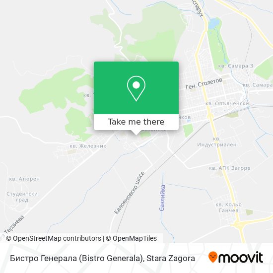 Бистро Генерала (Bistro Generala) map