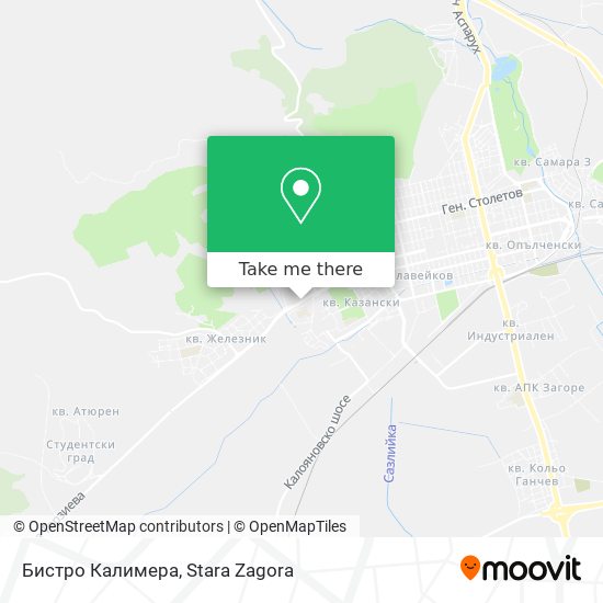 Бистро Калимера map