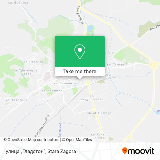 улица „Гладстон“ map