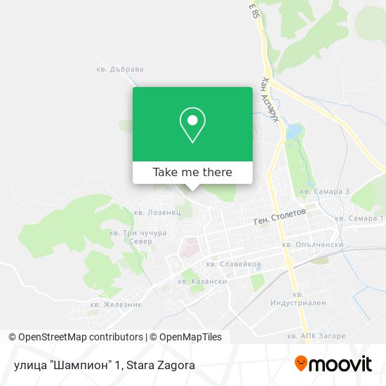 улица "Шампион" 1 map