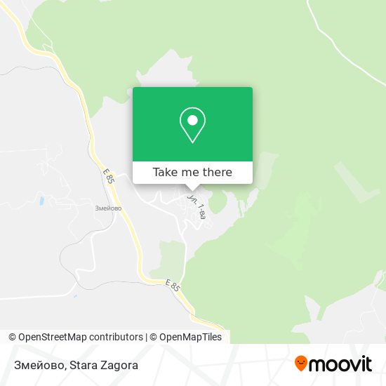 Змейово map