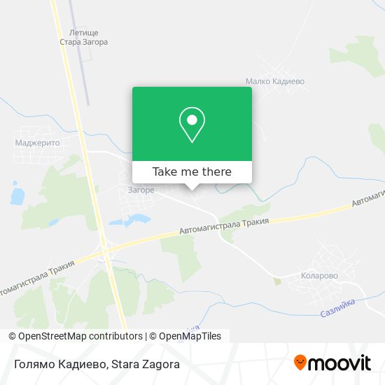 Карта Голямо Кадиево