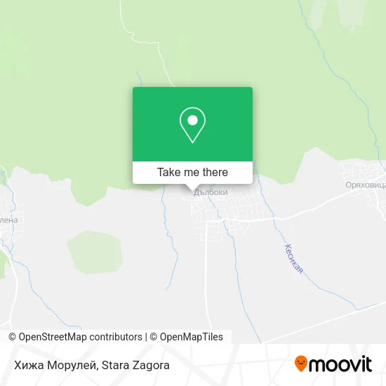 Карта Хижа Морулей