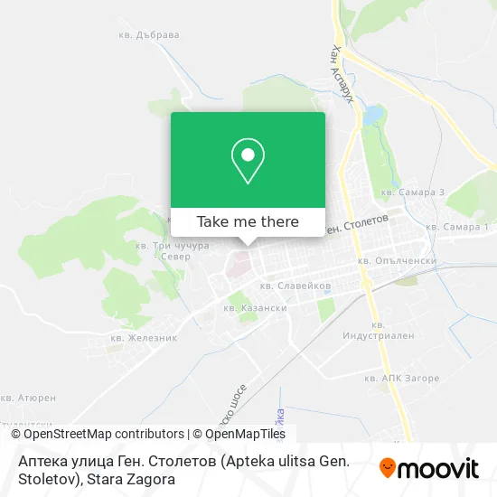 Карта Аптека улица Ген. Столетов (Apteka ulitsa Gen. Stoletov)