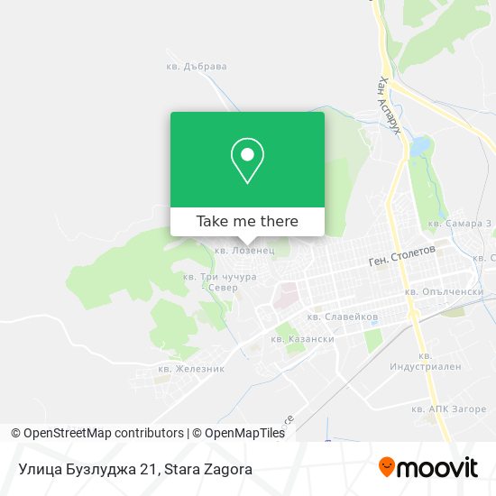 Улица Бузлуджа 21 map