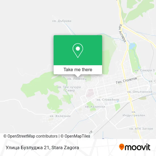 Улица Бузлуджа 21 map